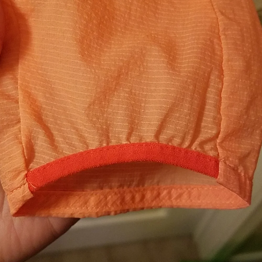 Nike Peachy Orange Lightweight Zip Up Hooded Jacket